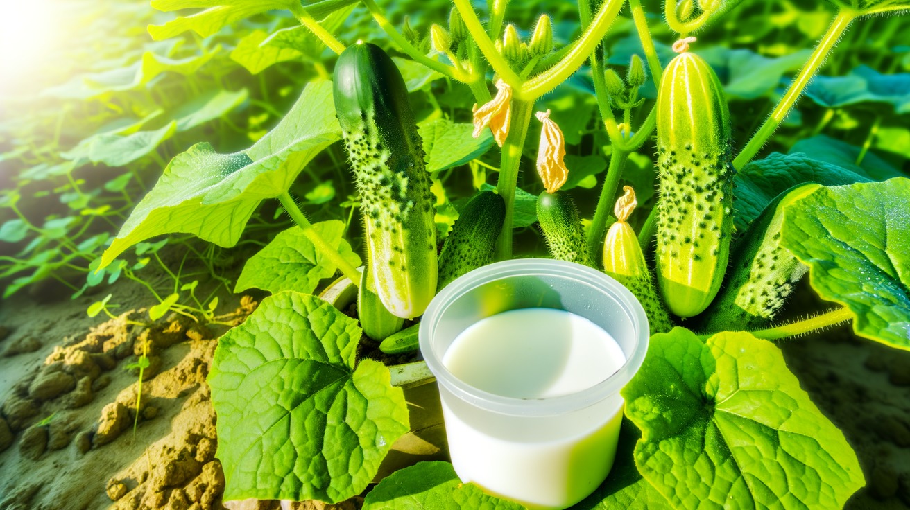 Transform Your Cucumbers: The Surprising Benefits of Milk in the Garden!
